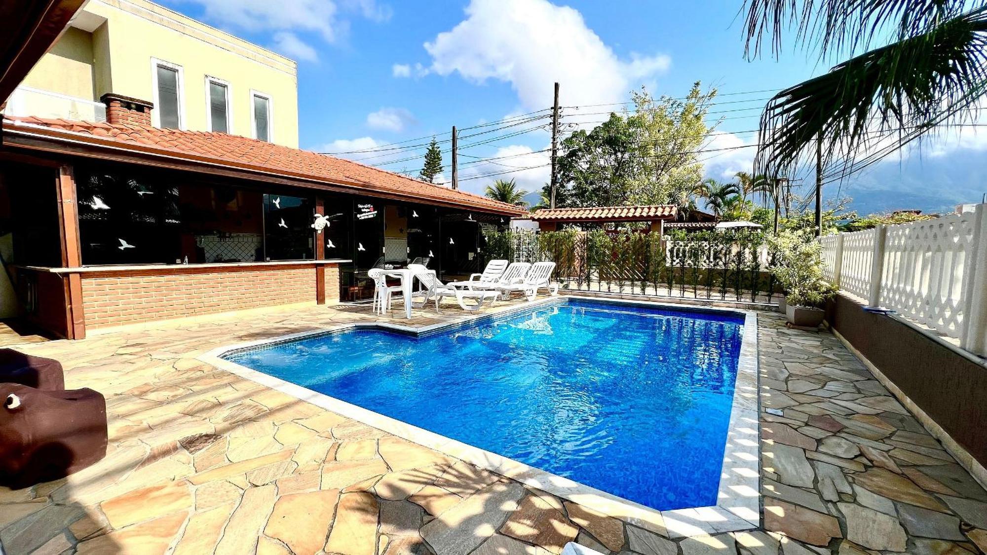 Praia/Piscina Com Hidro /Pebolim/Sinuca E Wi-Fi Caraguatatuba Exteriér fotografie